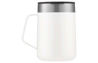 Contigo® Stainless Steel Vacuum-Insulated Mug with Handle and Splash-Proof Lid, Frosted Pearl, 14 oz BCC2188 Clearance Sale