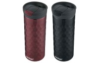 Discounted Contigo SNAPSEAL Kenton Vacuum-Insulated Stainless Steel Travel Mugs, 20oz, Spiced Wine & Black, 2-Pack BCC2235