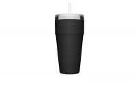 Sale YETI Rambler 26 oz Stackable Cup with Straw Lid black BYTT5106
