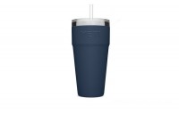 Sale YETI Rambler 26 oz Stackable Cup with Straw Lid navy BYTT5107