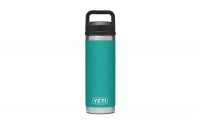 Discounted YETI Rambler 18 oz Bottle with Chug Cap aquifer-blue BYTT4990