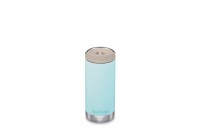 Limited Offer Klean Kanteen Insulated TKWide 12 oz with Café Cap-Blue Tint BKK5040