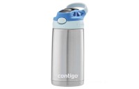 Contigo Kids Stainless Steel Water Bottle with Redesigned AUTOSPOUT Straw, 13 oz, Cotton Candy BCC2161 Limited Sale