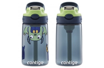 Discounted Contigo Kids Water Bottle with Redesigned AUTOSPOUT Straw, 14 oz, 2-Pack, Boys Monsters BCC2222