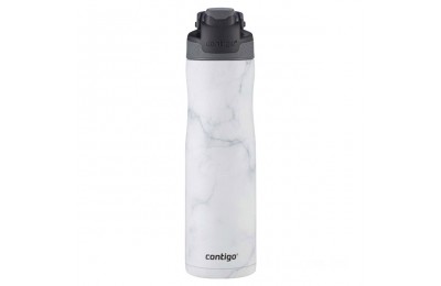 Discounted Contigo AUTOSEAL Chill Vacuum-Insulated Stainless Steel Water Bottle, 24 oz, White Marble BCC2228