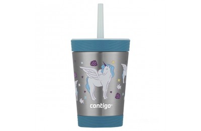 Discounted Contigo Spill-Proof Kids THERMALOCK Stainless Steel Tumbler with Straw, 13 oz, Unicorn BCC2230