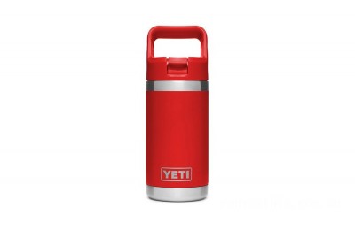 Discounted YETI Rambler Jr. 12 oz Kids Bottle canyon-red BYTT4989