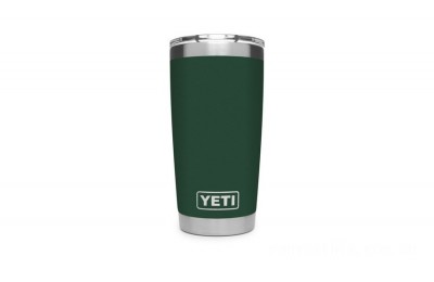 YETI Rambler 20 oz Tumbler with MagSlider Lid northwoods-green BYTT4961 Clearance Sale