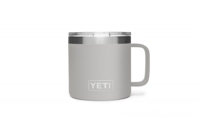 Clearance Sale YETI Rambler 14 oz Mug with Magslider Lid granite-gray BYTT5047