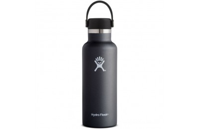 Hydro Flask 18oz Standard Mouth Water Bottle Black BHDY2457 on Sale