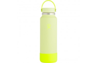 Hydro Flask 40oz Wide Mouth Water Bottle Prism Pop Lemonade BHDY2475 Limited Sale