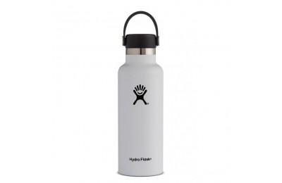 Hydro Flask 18oz Standard Mouth Water Bottle White BHDY2483 Limited Sale