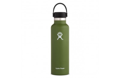 Hydro Flask 21oz Standard Mouth Water Bottle Olive BHDY2484 Discounted