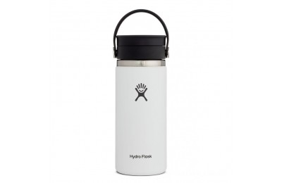 Hydro Flask 16oz Wide Mouth Coffee Travel Mug White BHDY2503 Clearance Sale