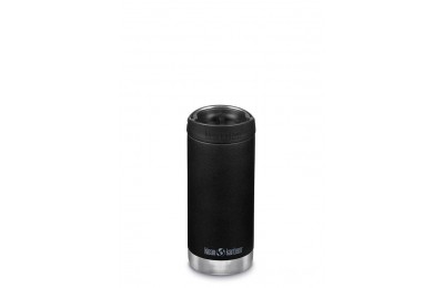 Limited Offer Klean Kanteen Insulated TKWide 12 oz with Café Cap-Shale Black BKK5039
