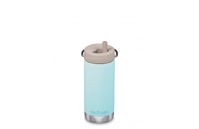 Limited Offer Klean Kanteen Insulated TKWide 12 oz with Twist Cap-Blue Tint BKK5025