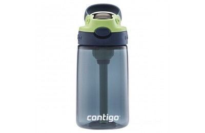 Contigo Kids Water Bottle with Redesigned AUTOSPOUT Straw, 14 oz, Blueberry & Green Apple BCC2153 Limited Sale