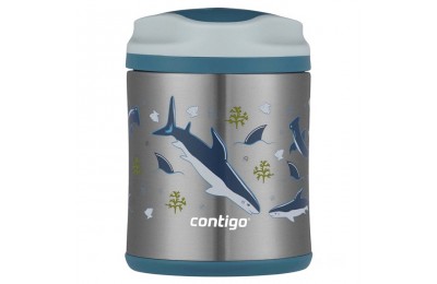 Contigo Stainless Steel Food Jar, 10 oz, Sharks BCC2166 Limited Sale