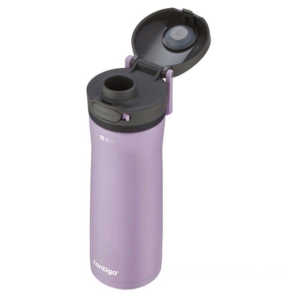Contigo Jackson Chill 2.0 Stainless Steel Water Bottle with AUTOPOP® Lid, Lavender, 20 oz BCC2189 Clearance Sale