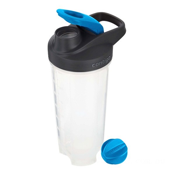 Limited Sale Contigo Shake N Go Fit 28 oz Protein Shaker, Blue BCC2202