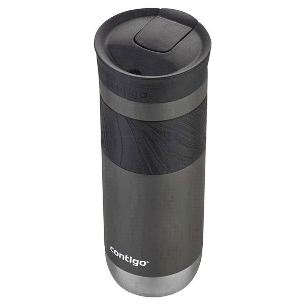 Limited Sale Contigo SnapSeal Insulated Stainless Steel Travel Mug with Grip, 20 oz, Sake BCC2205