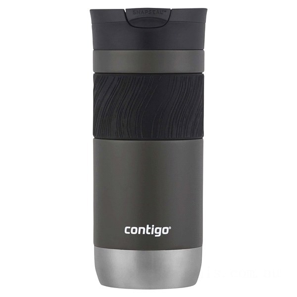 Discounted Contigo SnapSeal Insulated Stainless Steel Travel Mug with Grip, 16 oz, Sake BCC2223