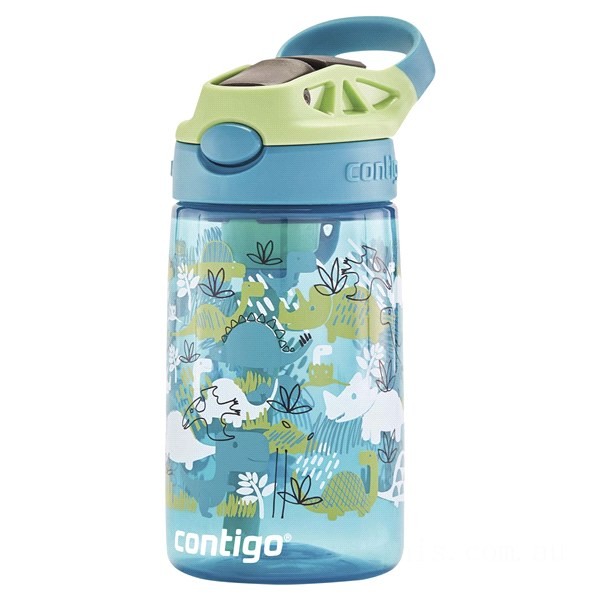 Discounted Contigo Kids Water Bottle with Redesigned AUTOSPOUT Straw, 14 oz, Dinos BCC2224