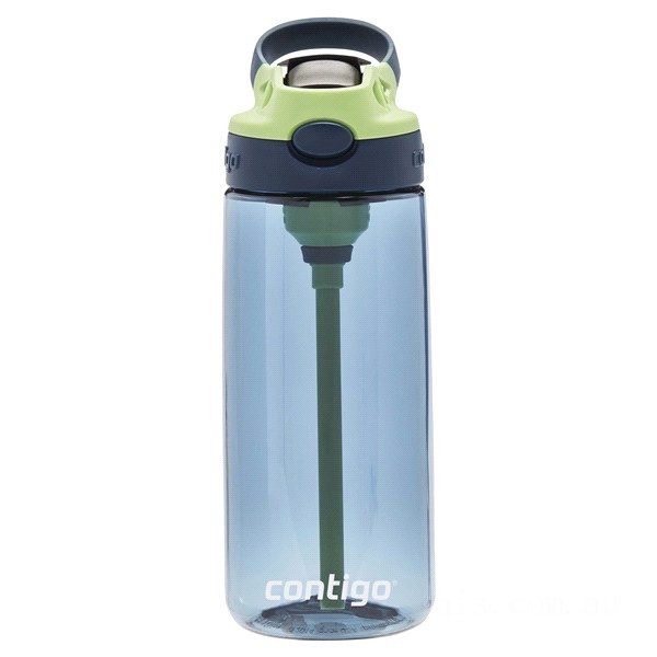 Discounted Contigo Kids Water Bottle with Redesigned AUTOSPOUT Straw, 20 oz, Blueberry & Green Apple BCC2226