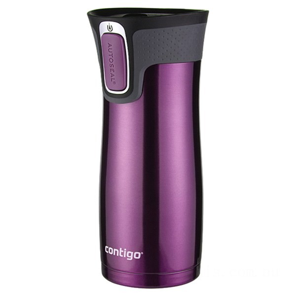 Limited Offer Contigo AUTOSEAL West Loop Vacuum-Insulated Stainless Steel Travel Mug with Easy-Clean Lid, 16 oz, Radiant Orchid BCC2239