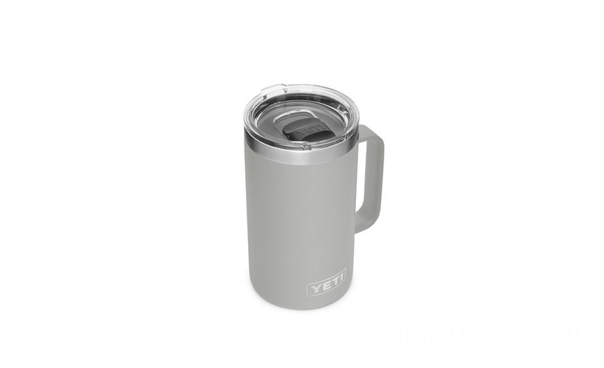 Clearance Sale YETI Rambler 24 oz Mug with Magslider Lid granite-gray BYTT5055