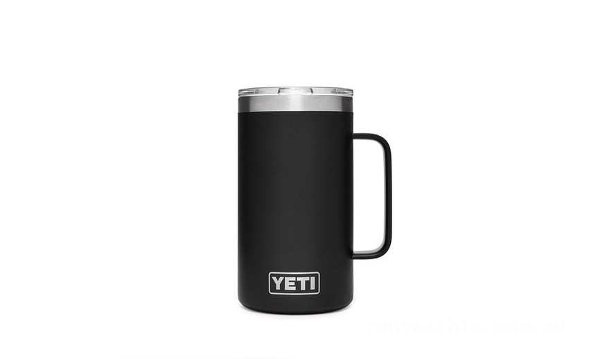 Clearance Sale YETI Rambler 24 oz Mug with Magslider Lid black BYTT5059