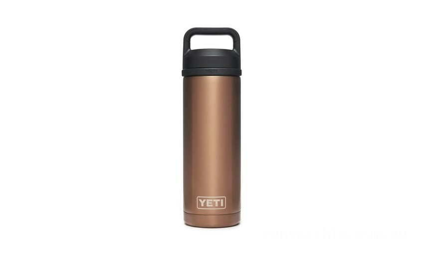 Discounted YETI Rambler 18 oz Bottle with Chug Cap copper BYTT5000