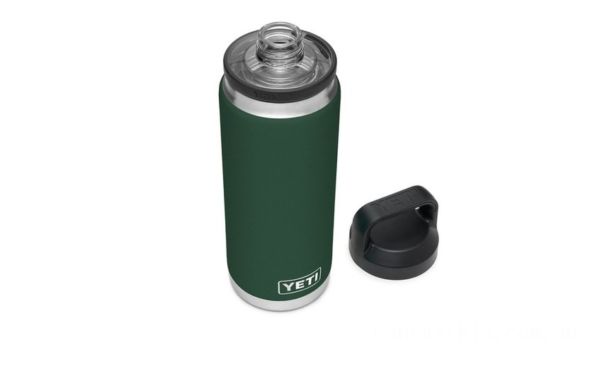 Discounted YETI Rambler 26 oz Bottle with Chug Cap northwoods-green BYTT5006