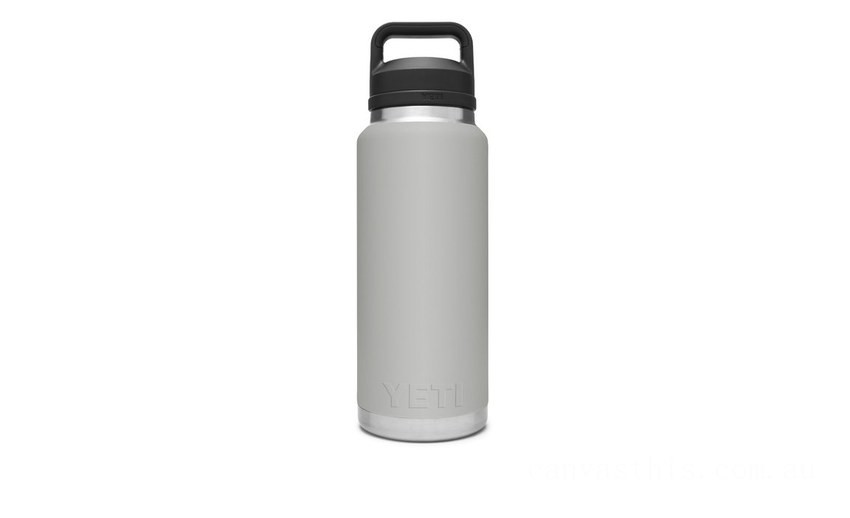 Discounted YETI Rambler 36 oz Bottle with Chug Cap granite-gray BYTT5016