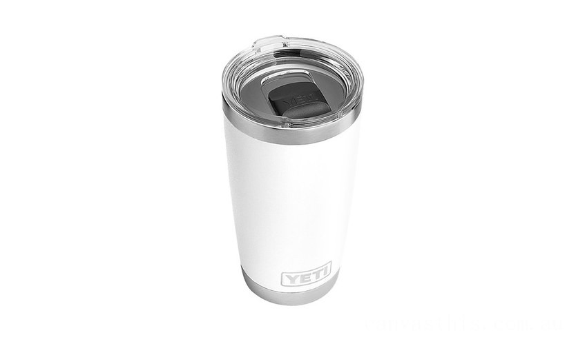YETI Rambler 20 oz Tumbler with MagSlider Lid white BYTT4962 Clearance Sale