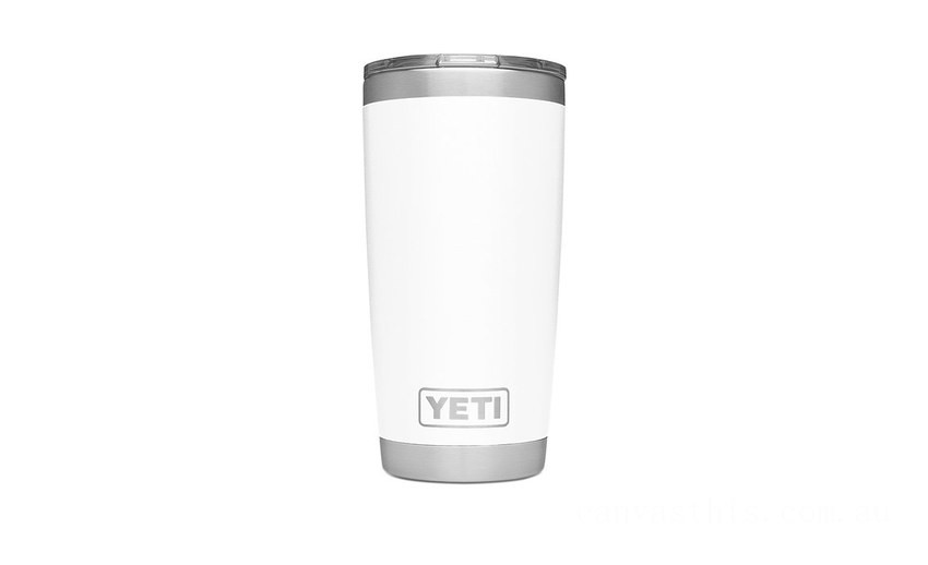 YETI Rambler 20 oz Tumbler with MagSlider Lid white BYTT4962 Clearance Sale