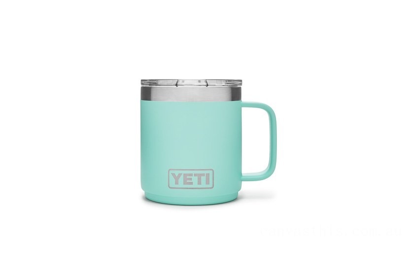 Limited Offer YETI Rambler 10 oz Stackable Mug with Magslider Lid seafoam BYTT5041