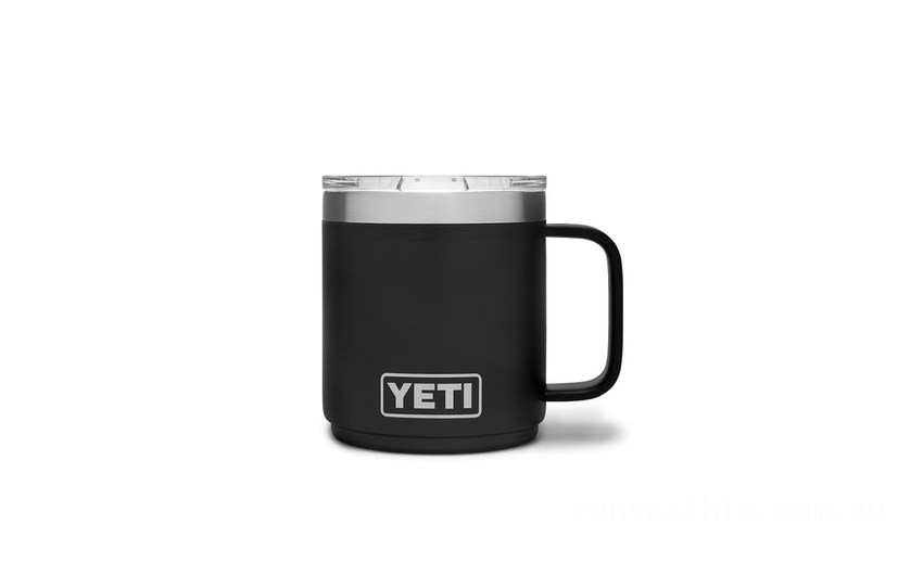 Limited Offer YETI Rambler 10 oz Stackable Mug with Magslider Lid black BYTT5043