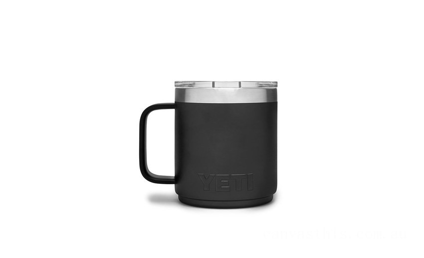 Limited Offer YETI Rambler 10 oz Stackable Mug with Magslider Lid black BYTT5043