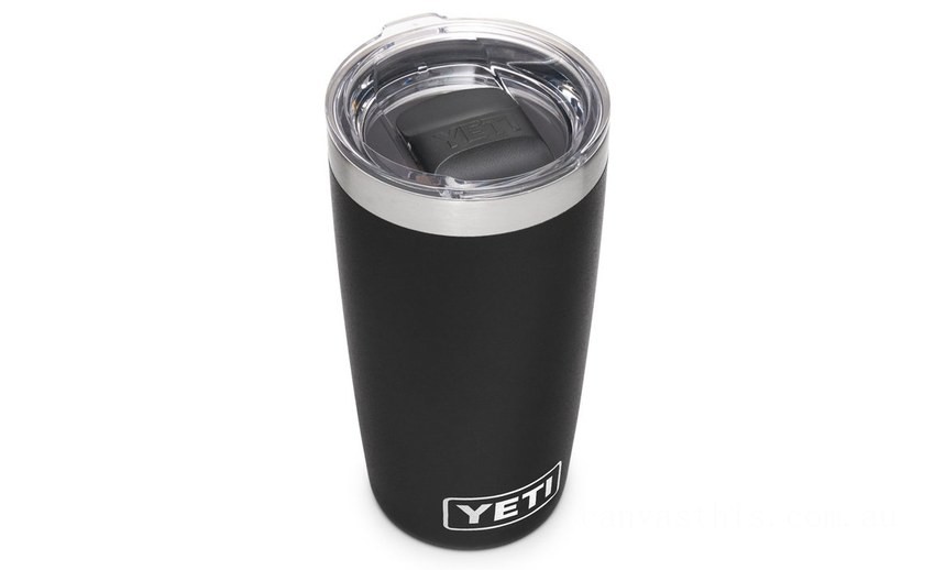 YETI Rambler 10 oz Tumbler with MagSlider Lid black BYTT4954 Discounted