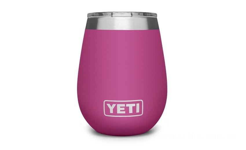 Limited Sale YETI Rambler 10 oz Wine Tumbler with Magslider Lid prickly-pear-pink BYTT4981