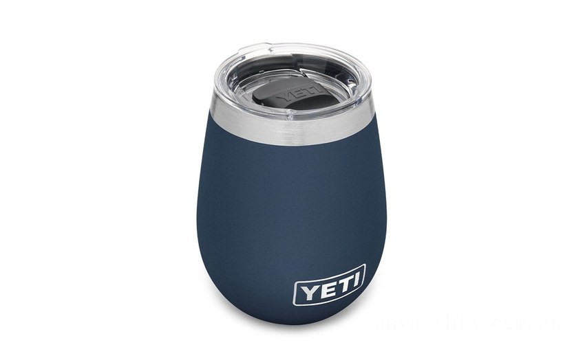 Limited Sale YETI Rambler 10 oz Wine Tumbler with Magslider Lid navy BYTT4982
