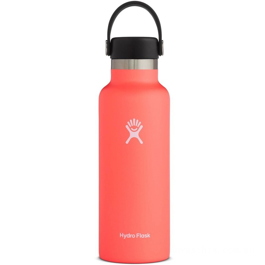 Hydro Flask 18oz Standard Mouth Water Bottle Hibiscus BHDY2459 on Sale
