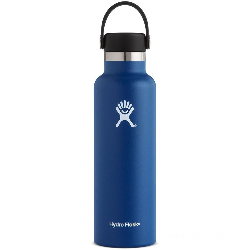 Hydro Flask 21oz Standard Mouth Water Bottle Cobalt BHDY2464 Limited Sale