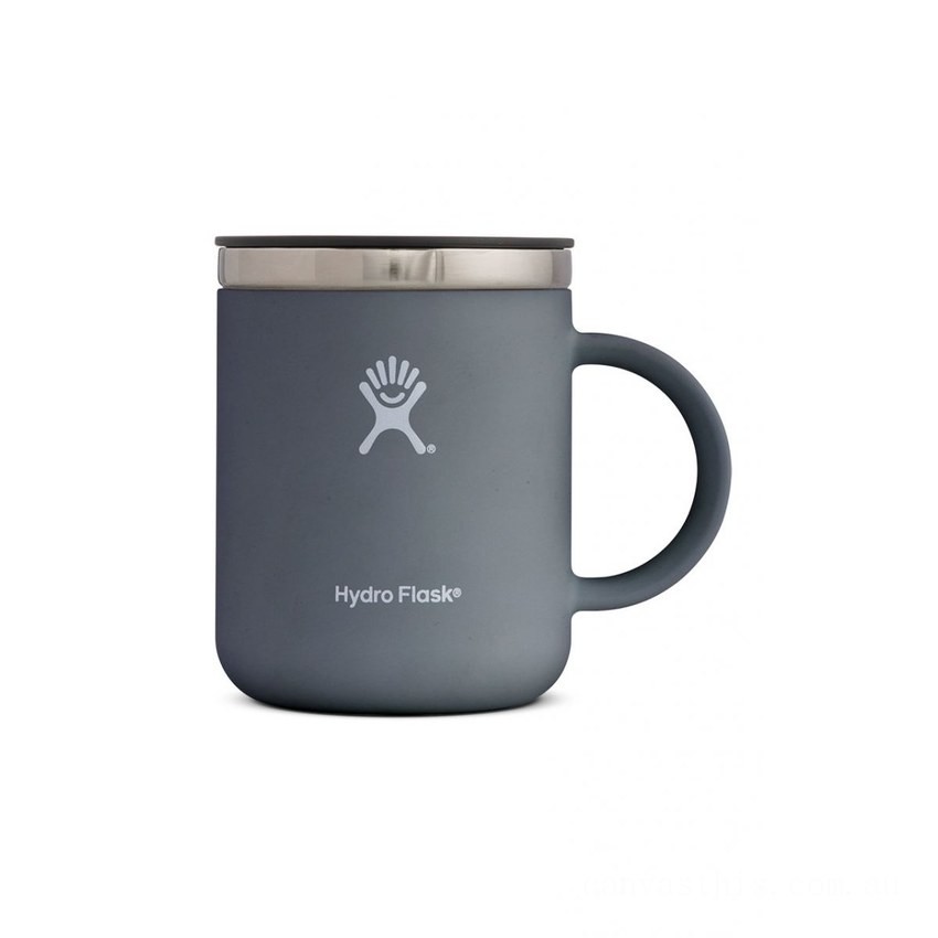 Hydro Flask 12oz Coffee Travel Handle Mug Stone BHDY2479 Limited Sale
