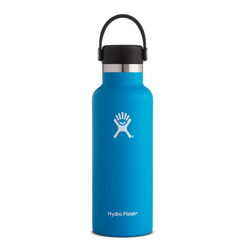 Hydro Flask 18oz Standard Mouth Water Bottle Pacific BHDY2481 Limited Sale