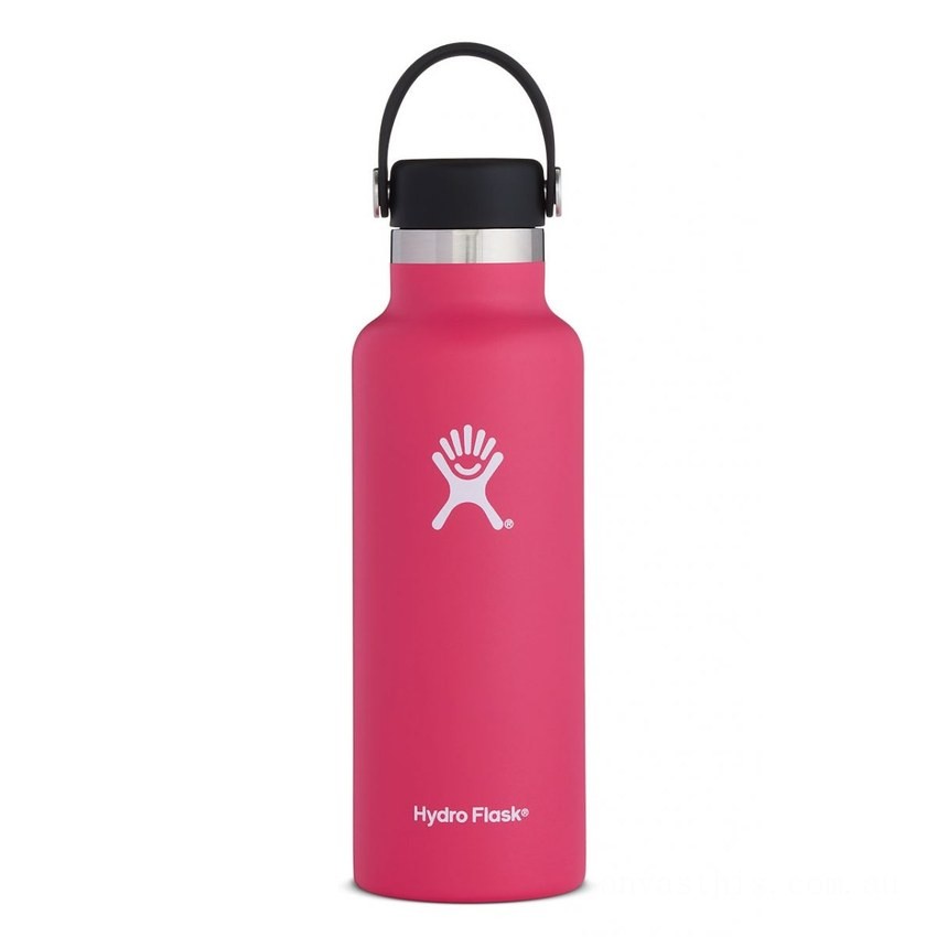 Hydro Flask 18oz Standard Mouth Water Bottle Watermelon BHDY2482 Limited Sale