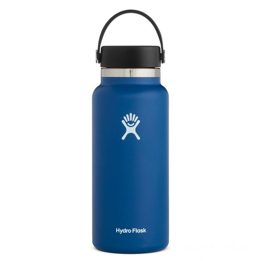 Hydro Flask 32oz Wide Mouth Bottle Cobalt BHDY2486 Discounted