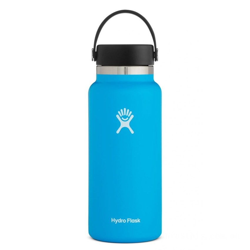 Hydro Flask 32oz Wide Mouth Bottle Pacific BHDY2488 Discounted