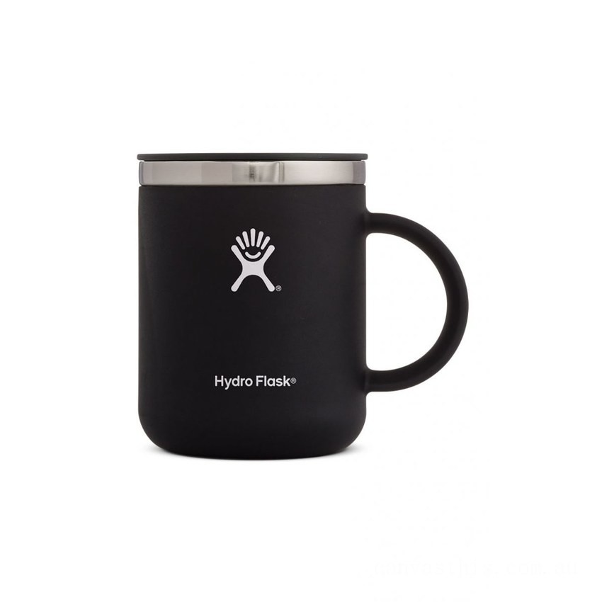 Hydro Flask 12oz Coffee Travel Handle Mug Black BHDY2498 Clearance Sale